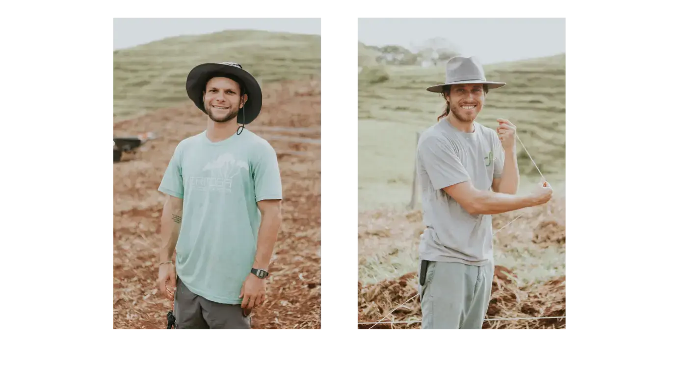 Two team members